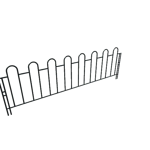 Metal fence